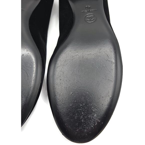 Chanel Velvet Lion Loafers Black Coco EU Size 40 US Size 10 with Box 2 Dust Bags - Picture 5 of 16
